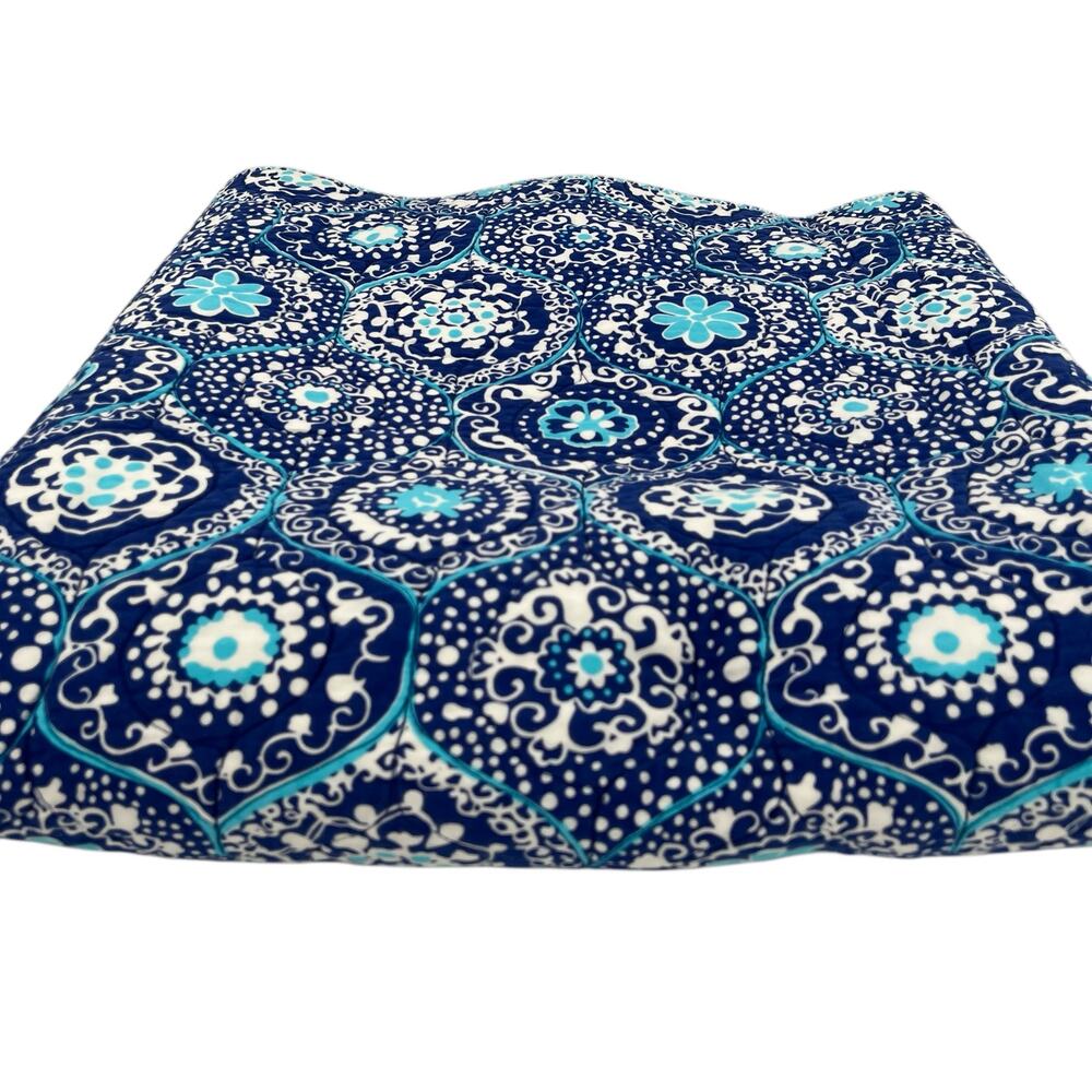 Trina Turk reversible floral geo print queen full quilt
